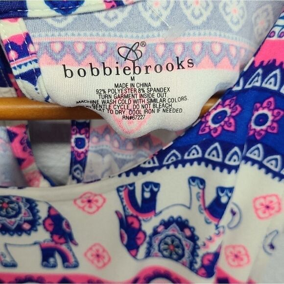 Elephant Boho Print Summer Dress size Medium - Picture 7 of 8